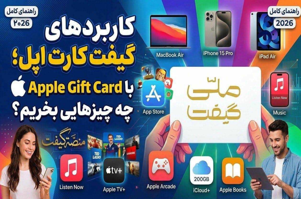 کاربردهای گیفت کارت اپل؛ با Apple Gift Card چه چیزهایی بخریم؟